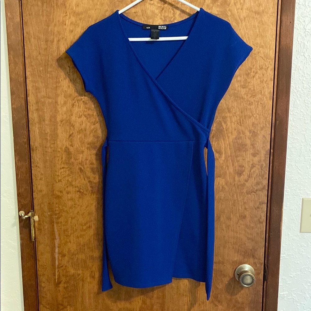 Blue Wrap Dress